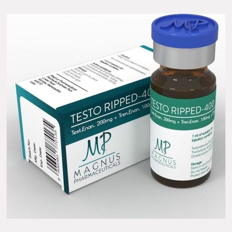 Testo Ripped 400 10ml/400mg Trenbolone Enanthate/ Test Enanthate/ Drostenolon Enanthate