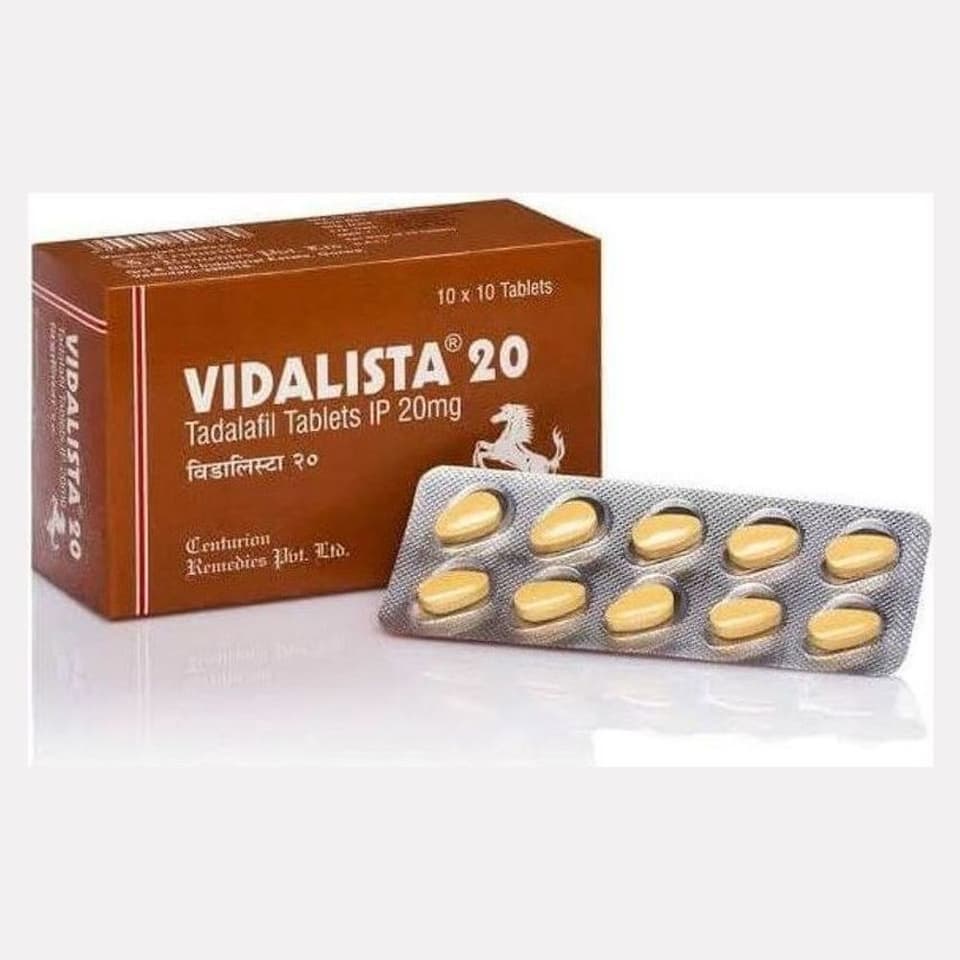 Vidalista 20mg (Cialis) 10 tab
